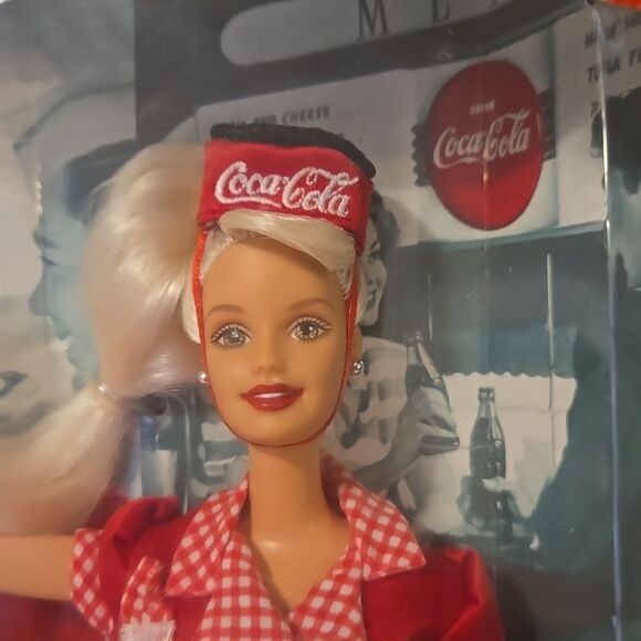 Limited Edition 1998 Coca Cola Barbie Collector Doll by Mattel - New Without Tag - Picture 2 of 9